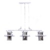 Миниатюра фото подвесной светильник lumina deco capri ldp 11327b-3 pr wt | 220svet.ru