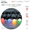 Миниатюра фото уличная светодиодная гирлянда эра 220v мультиколор erabl-mk10 б0047955 | 220svet.ru
