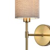 Миниатюра фото бра indigo plisse 13033/1w brass v000538 | 220svet.ru
