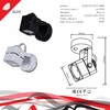 Миниатюра фото накладной светильник reluce technical 16022-9.5-001ct mr16 wt | 220svet.ru