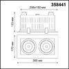 Миниатюра фото светильник встраиваемый карданный novotech gesso 358441 белый/черный | 220svet.ru