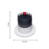 Миниатюра фото встраиваемый светодиодный светильник favourite mortise 4422-1c | 220svet.ru