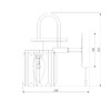 Миниатюра фото бра eurosvet 70090/1 графит | 220svet.ru