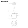 Миниатюра фото подвесной светодиодный светильник st luce ripple sl6014.423.01 | 220svet.ru