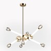 Миниатюра фото подвесная светодиодная люстра odeon light modern kliff 5426/54cl | 220svet.ru