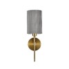 Миниатюра фото бра indigo plisse 13033/1w brass v000538 | 220svet.ru