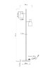 Миниатюра фото торшер moderli hadley v11005-f | 220svet.ru