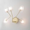 Миниатюра фото бра crystal lux sole ap5 gold | 220svet.ru