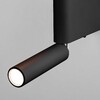 Миниатюра фото бра elektrostandard sarca led 40111/led черный a057584 | 220svet.ru