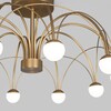 Миниатюра фото светодиодная люстра eurosvet ragno 90031/10 led золото | 220svet.ru