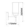 Миниатюра фото бра escada legacy 2119/1a chrome | 220svet.ru