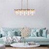 Миниатюра фото подвесная люстра indigo brina 12027/10pl brass v000367 | 220svet.ru