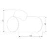 Миниатюра фото уличный настенный светодиодный светильник elektrostandard ray 35134/w белый a056369 | 220svet.ru
