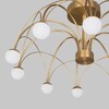 Миниатюра фото светодиодная люстра eurosvet ragno 90031/10 led золото | 220svet.ru