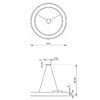 Миниатюра фото подвесной светодиодный cветильник эра ring spo-134-b-40k-056 56вт 4000к черный б0050565 | 220svet.ru