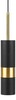 Миниатюра фото подвесной светодиодный cветильник эра pl33 bk/gd б0061382 | 220svet.ru