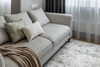 Миниатюра фото диван трехместный раскладной garda decor 187bd-sorrento(k)-230m-3k-santo1902-secru+nev83 | 220svet.ru
