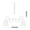 Миниатюра фото подвесная люстра escada dream 1125/5pl | 220svet.ru