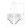 Миниатюра фото подвесная люстра eurosvet 10123/8 золото/прозрачный хрусталь strotskis smart | 220svet.ru