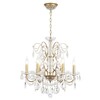 Миниатюра фото подвесная люстра crystal lux odelis sp6 gold | 220svet.ru