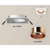 Миниатюра фото комплект встраиваемого светильника ambrella light techno spot xc6520005 swh/ppg белый песок/золото розовое полированное (c6520, n6114) | 220svet.ru