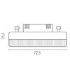 Миниатюра фото светодиодная энергосберегающая лампа gx53 8w 550lm 4000k lightstar 943084-xs | 220svet.ru