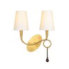 Миниатюра фото бра mantra paola painted gold 3547 | 220svet.ru