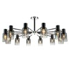Миниатюра фото потолочная люстра escada diversity 2120/12p black | 220svet.ru