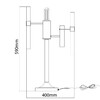 Миниатюра фото настольная лампа mw-light альгеро 285031103 | 220svet.ru