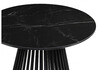 Миниатюра фото керамический стол woodville нэнси 90х90х75 черный мрамор shakespeare black 612877 | 220svet.ru