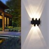 Миниатюра фото уличный настенный светодиодный светильник reluce 86851-9.2-005kt led5w bk | 220svet.ru