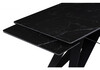 Миниатюра фото керамический стол 140(200)х80 раскладной woodville блэкберн черный мрамор shakespeare black / черный 625931 | 220svet.ru