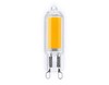 Миниатюра фото лампа светодиодная филаментная ambrella light g9 3w 4200k прозрачная 204521 | 220svet.ru