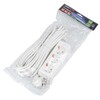 Миниатюра фото удлинитель uniel ultra 3гн х 7м с/з s-gcu3-7 white ul-00010003 | 220svet.ru