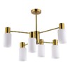 Миниатюра фото потолочная люстра evoluce gessi sle1139-302-06 | 220svet.ru