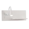 Миниатюра фото бра crystal lux qi+usb wh | 220svet.ru