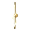 Миниатюра фото бра indigo intreccio 14025/1w brass v000142l | 220svet.ru