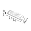 Миниатюра фото блок питания gauss 60w 24v ip20 ультратонкий 202002060 | 220svet.ru