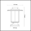 Миниатюра фото уличный светильник odeon light mito 4047/1b | 220svet.ru