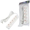 Миниатюра фото удлинитель uniel 5гн х 3м с/з s-gcu5-3 white ul-00010008 | 220svet.ru