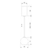 Миниатюра фото подвесной светодиодный светильник elektrostandard giro 50215/1 led черный жемчуг a055676 | 220svet.ru