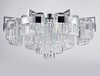 Миниатюра фото потолочная люстра newport 4356+6/pl chrome м0062731 | 220svet.ru