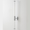 Миниатюра фото настенный светодиодный светильник crystal lux lineup ap18w led chrome | 220svet.ru