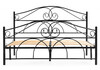 Миниатюра фото двуспальная кровать woodville морика черная 482083 160х200 | 220svet.ru