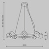 Миниатюра фото подвесная светодиодная люстра maytoni mind mod299pl-l80bc3k | 220svet.ru
