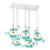 Миниатюра фото подвесной светодиодный светильник loft it bolle 2027-s5 blue | 220svet.ru