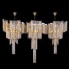 Миниатюра фото подвесная люстра loft it stream 10208/1400r gold | 220svet.ru