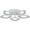 Миниатюра фото потолочная светодиодная люстра reluce 09827-3.3-05 wh | 220svet.ru