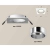 Миниатюра фото комплект встраиваемого светильника ambrella light techno spot xc6520003 swh/psl белый песок/серебро полированное (c6520, n6112) | 220svet.ru
