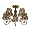 Миниатюра фото потолочная люстра myfar ceiling luna mr1315-5c | 220svet.ru